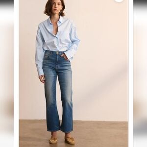 Jamie Haller Kenickie Jean In Distressed Indigo size 28